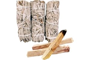 Smudge Herbs Pack (3 Sage + 3 Palo Santo)