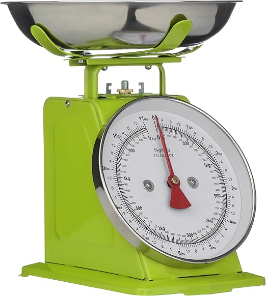 Premier Housewares 5 Kg Retro Kitchen Scale Lime Green Amazon
