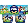 Kraft Mac & Cheese Microwavable Dinner with Super Mario Power-Up Pasta Shapes, 4 1.9 oz Cups