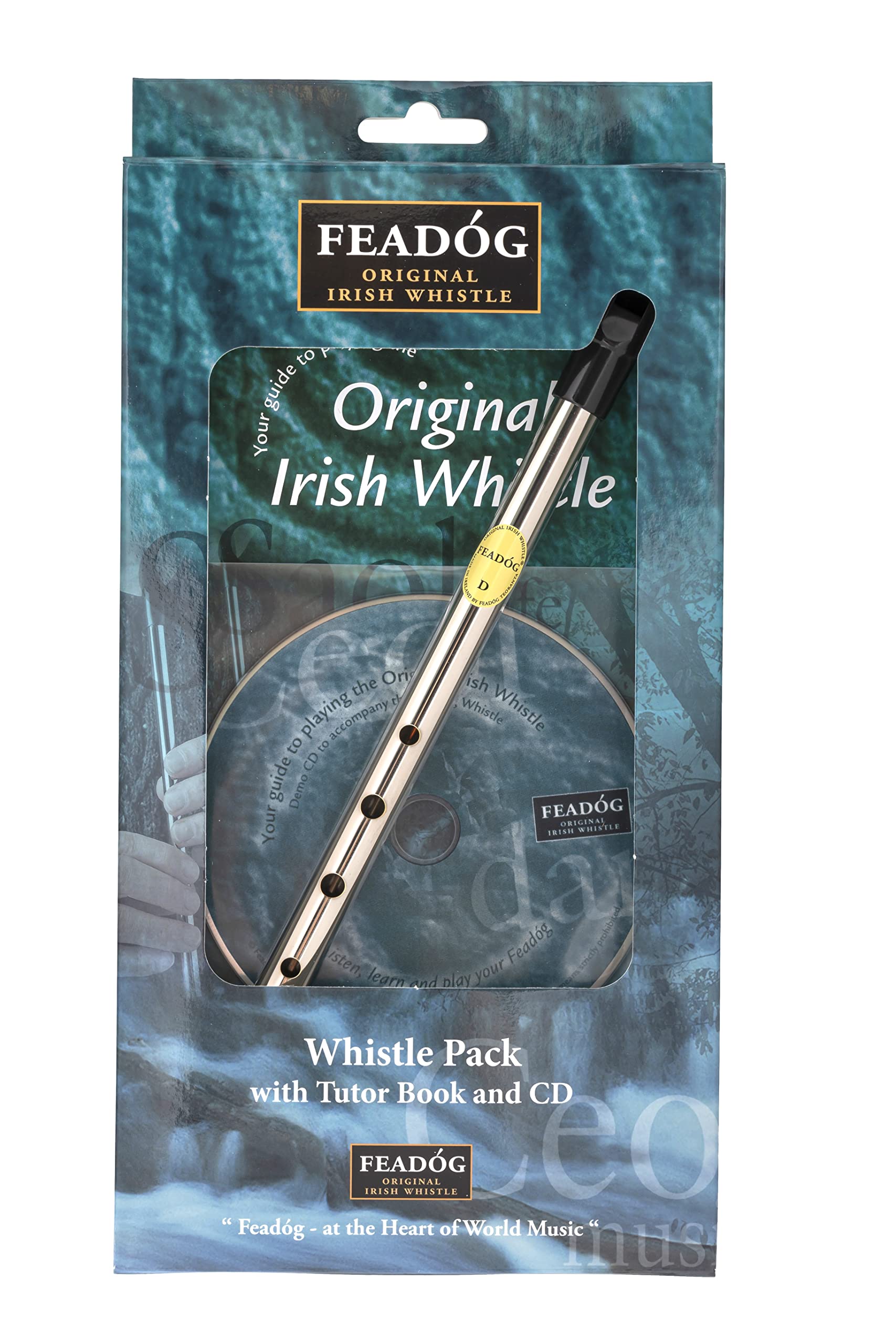 Feadog Nickel D Whistle Triple Pack