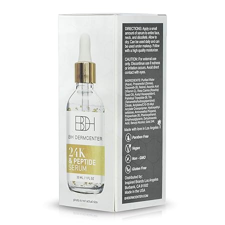 bh dermcenter 24k & peptide serum