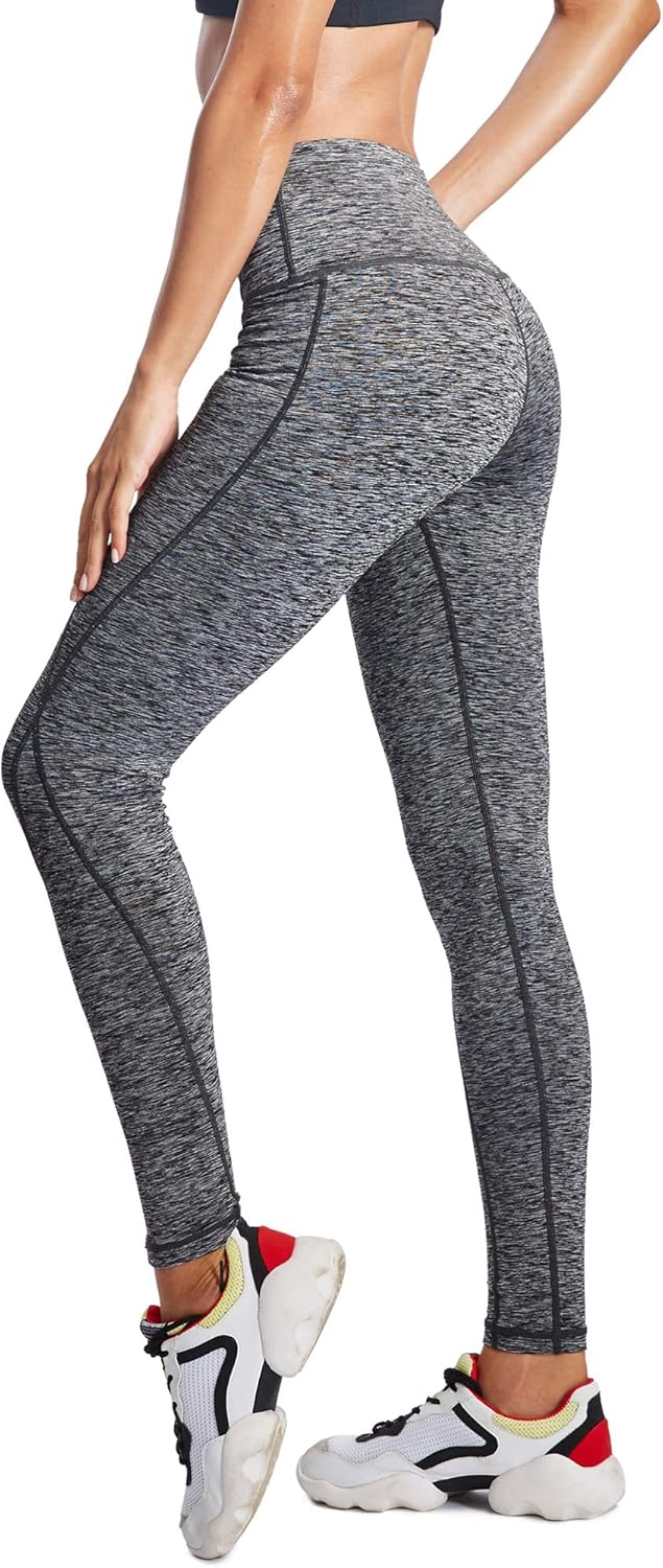Neleus Women's Yoga Pant Running Workout Leggings with Pocket Tummy Control High Waist: Clothing