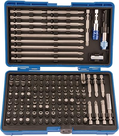 Draper Expert 127 Piece Magnetic Bit Holder Set 1/4" 25 mm Case