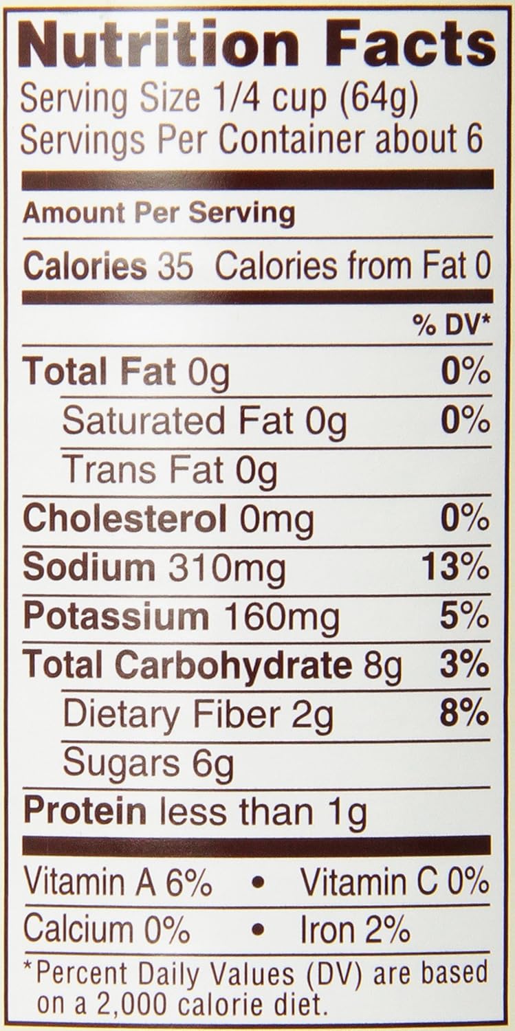 manwich nutrition label
