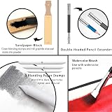 KALOUR 76pcs Art Set Sketching Drawing Kit with Tutorial Book and Sketchbook view 9