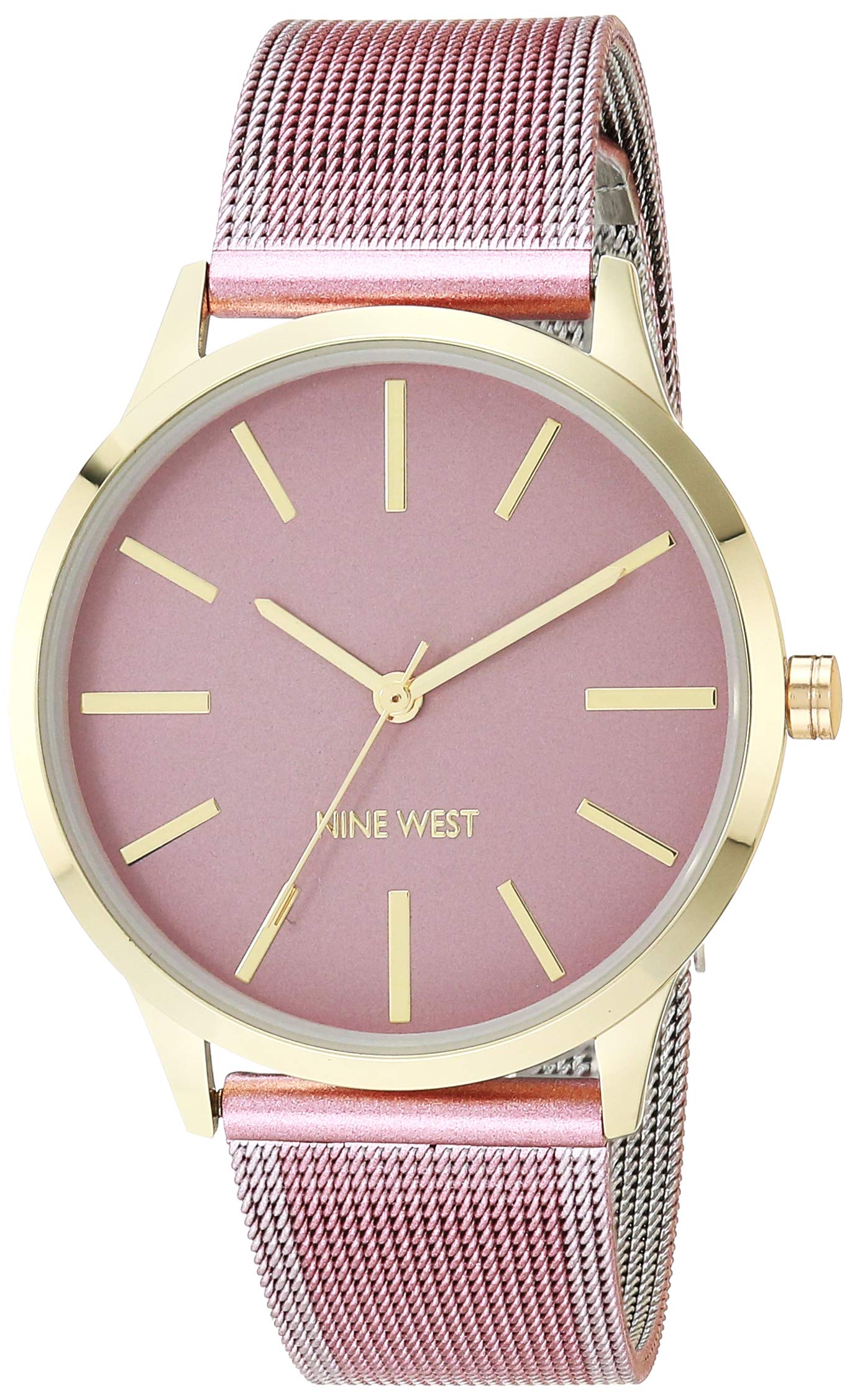 NINE WEST Women's Mesh Bracelet Watch