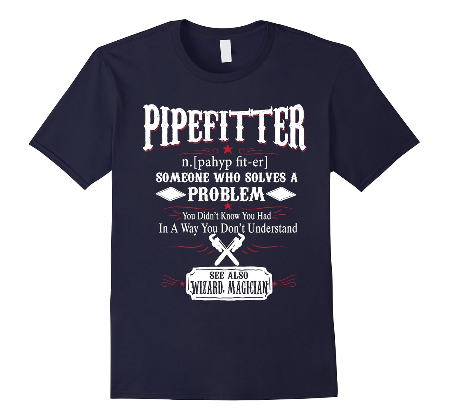 Funny Pipefitter Meaning T-shirt Noun Definition Gift-ANZ