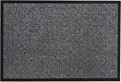 SAFRI Grey Barrier Mat 50x80cm Indoor Outdoor Dirt Trapper Non-Slip Door Rug