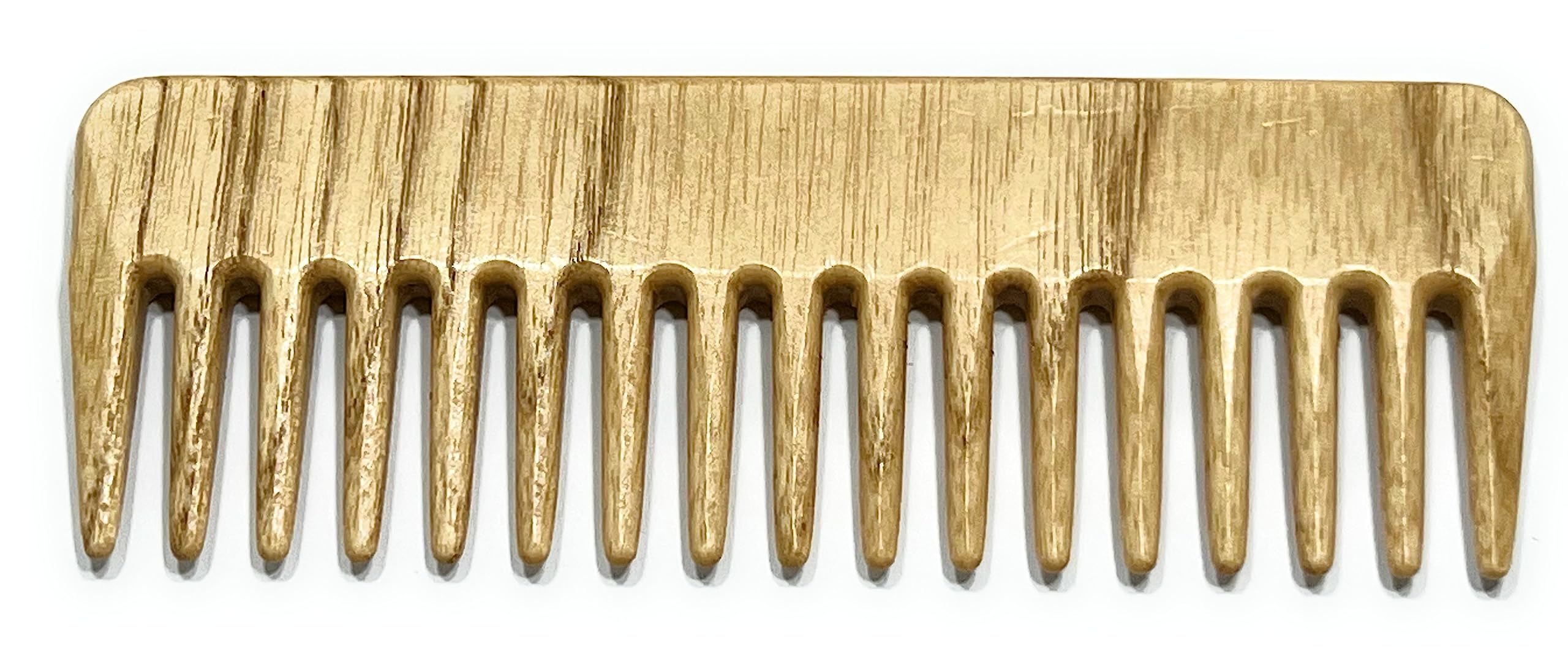 Strähnenboy Original Wooden Comb Handmade 13.6 cm 17 Prong Curling Comb Stretch Comb Afro Comb Hair Comb Ash Wood Coarse Tooth (w4_136)