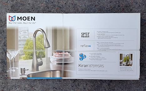 Moen Kiran 87599srs Spot Resist Stainless Steel Pull Down Spray
