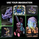 ERYONE Silk Tri-Color PLA Filament 1kg Coextrusion 3-Color Silk Gold Purple view 5
