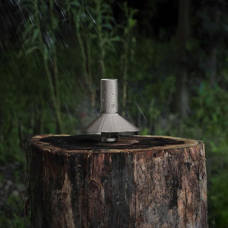 Lanterne Camping Rechargeable IPX6 étanche, abat-jour détachable
