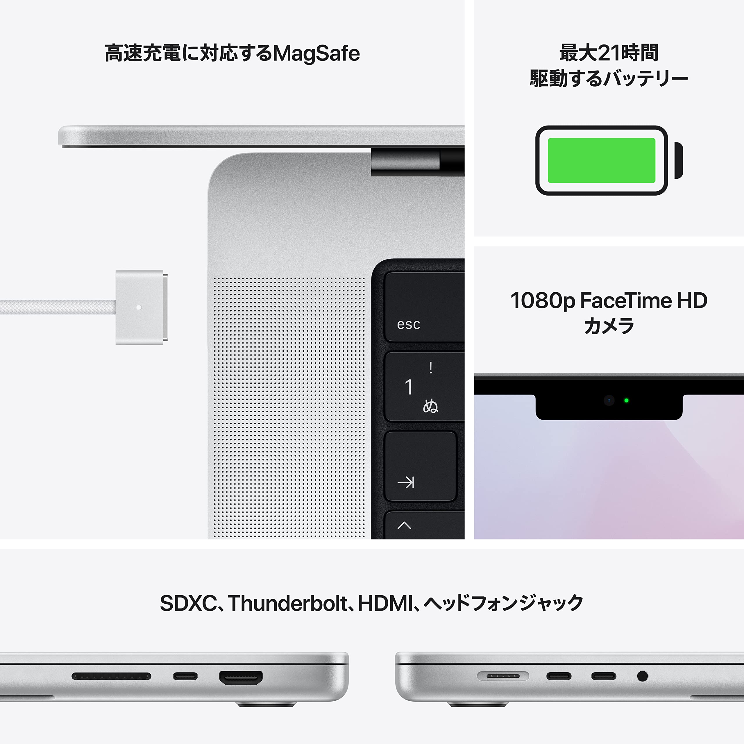Apple MacBook Pro 2021 (16 inch, 16 GB RAM, 512 GB SSD, M1 Pro, 10 Core CPU/16 Core GPU), Space Gray (Refurbished)