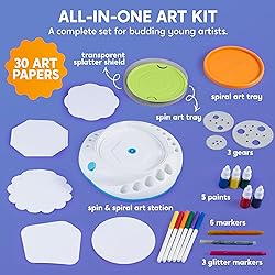 Klever Kits Spin Art for Kids, Spin Spiro Machine