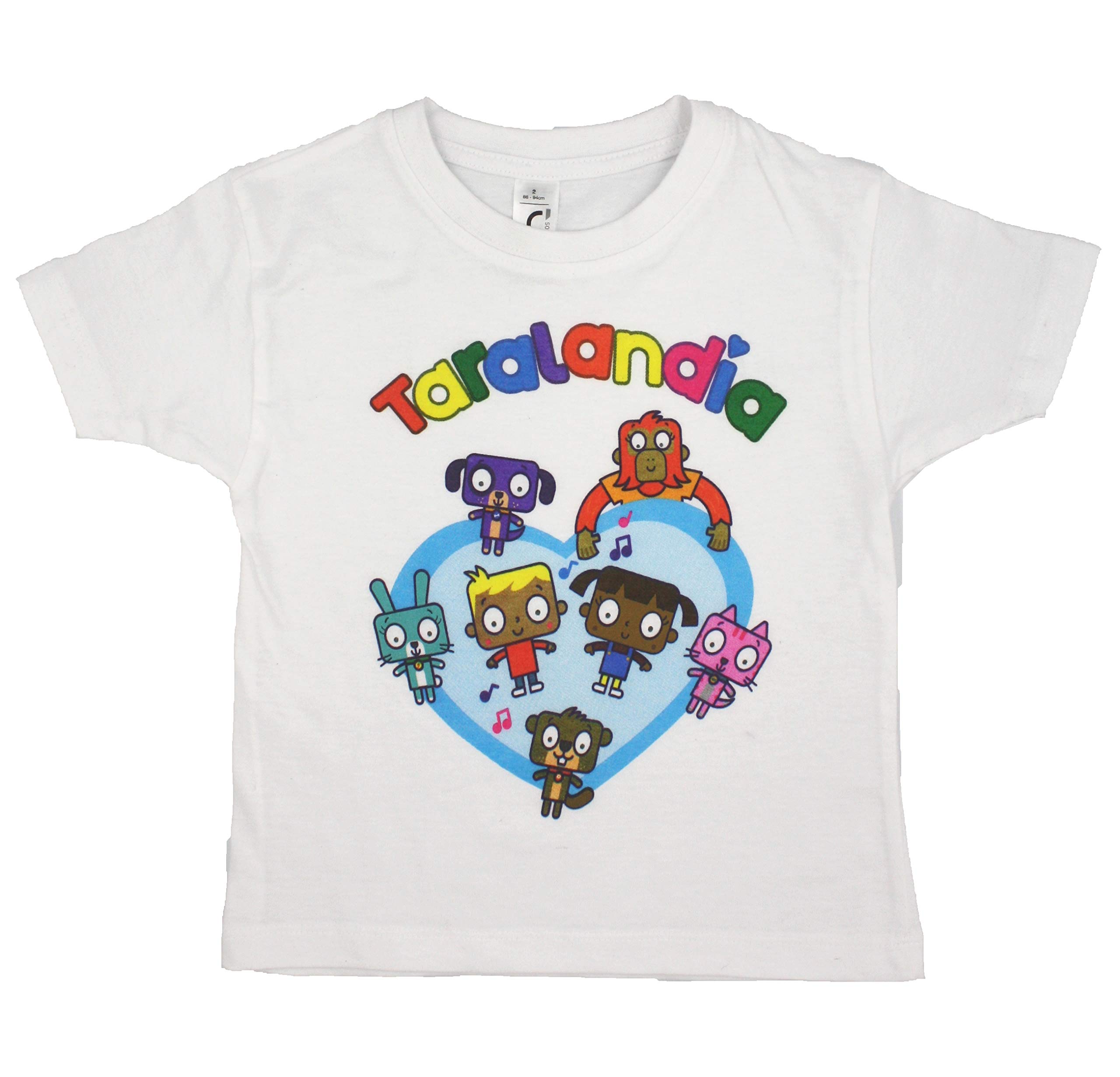 Taralandia Boys Girls T-Shirt Ages 2 Years to 4 Years