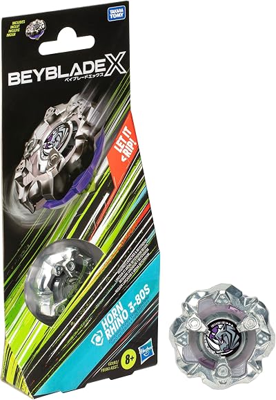 Beyblade X Horn Rhino 3-80S Booster Pack Set Brand Beyblade