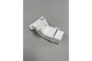 AIM-A-DRAIN Swivel Gutter Downspout Extension – 180° Adjustable Drain Diverter, Fits 2” × 3” Rectangular & 2-5/8” Square Down