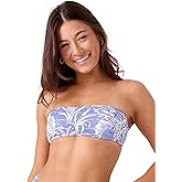 Roxy Women's Bandeau Bikini Top – Strapless Swim Top, Quick-Dry, UPF 50+, Beach, Surf, and Resort Wear
