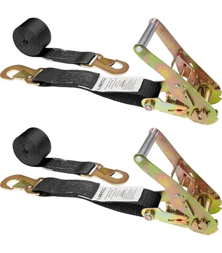 US Cargo Control Ratchet Straps, 2 Inch X 24 Foot Ratchet Strap, 2...