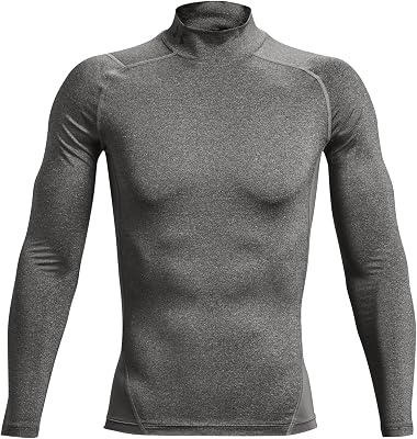 Hombre UA HG Armour Comp Mock LS Shirt