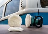 Bosch Lambswool Polishing Hood 125mm Hook Loop for Random Orbit Sanders view 5