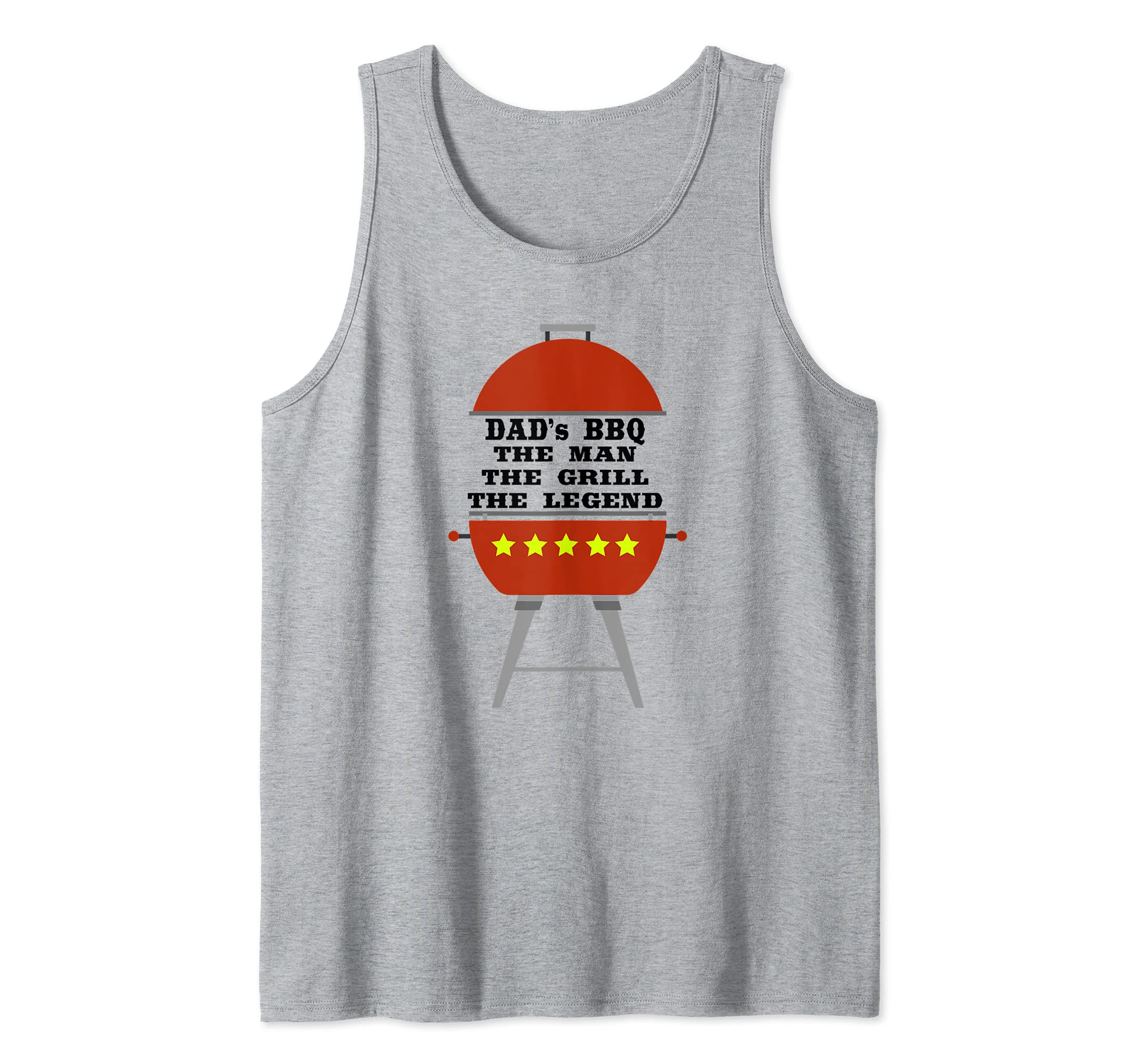 Dad Barbecue Grill the Man Myth Legend Funny Grilling BBQ Tank Top