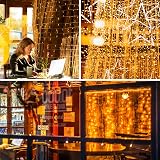 LITYBY 120 LED Warm White Fairy Lights 15 Meter Plug in Waterproof Outdoor view 6
