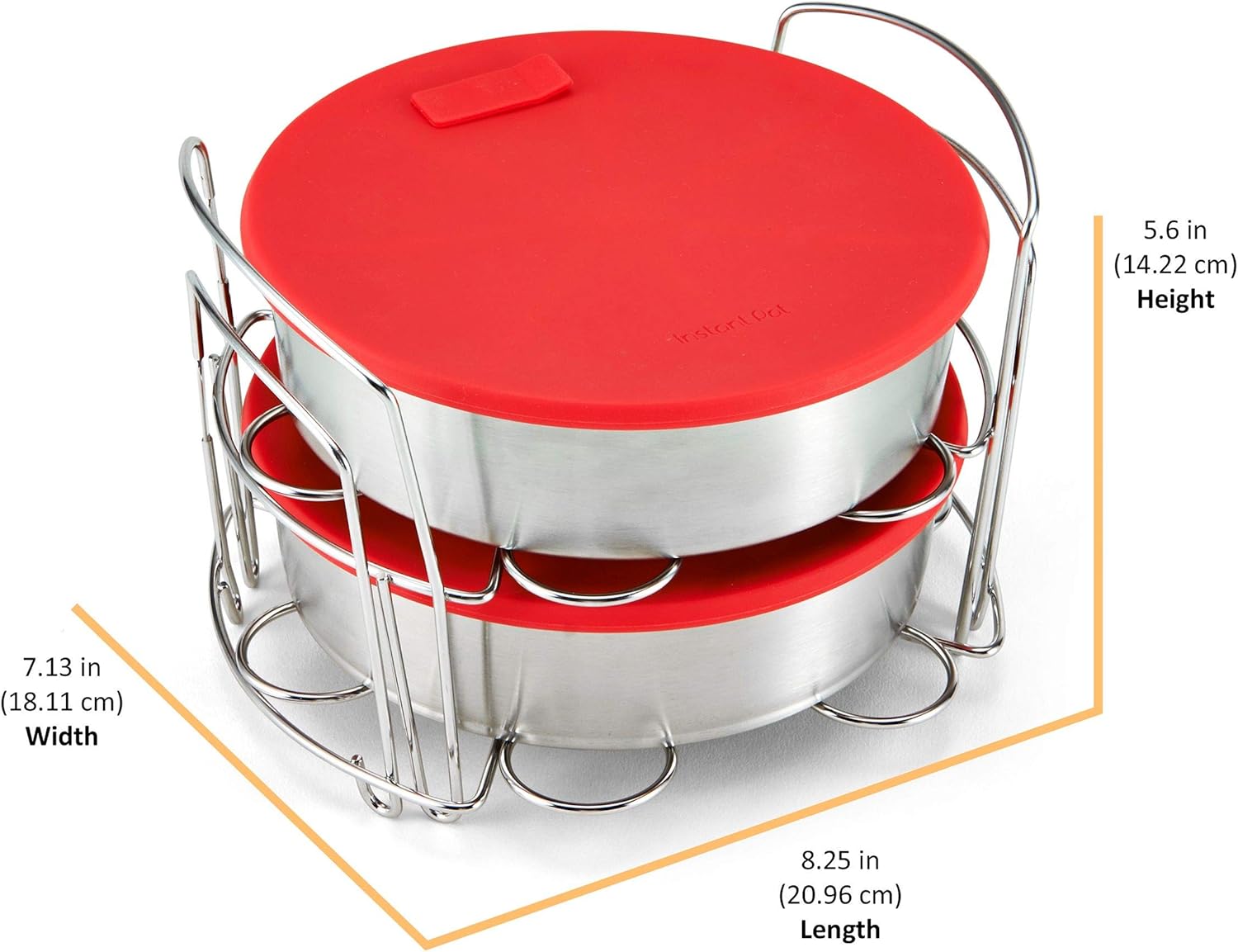 Instant Pot Stainless Steel Official Wire Roasting Rack, Compatible with 6-quart and 8-quart cookers: Kitchen & Dining