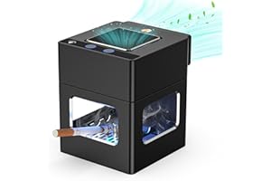 VANSU Intelligent HEPA Smokeless Ashtray Indoor with Lighter,USB Rechargeable Smoke Removing Ashtray for Home,Bedroom,Office,Car,Outdoor