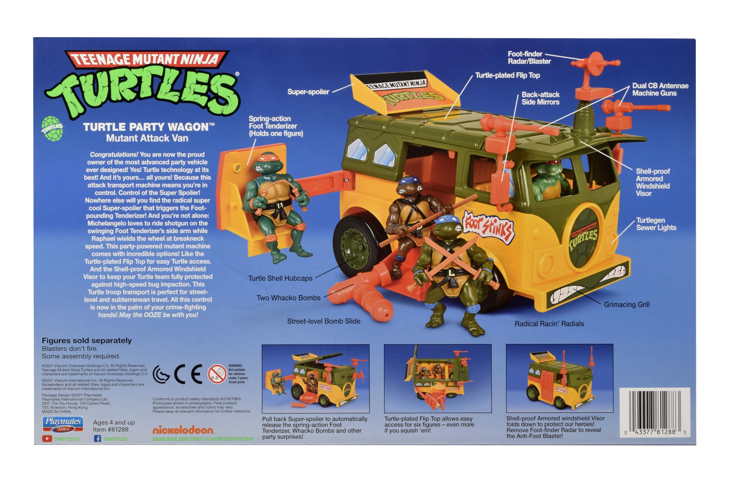 Teenage Mutant Ninja Turtles Original Party Wagon