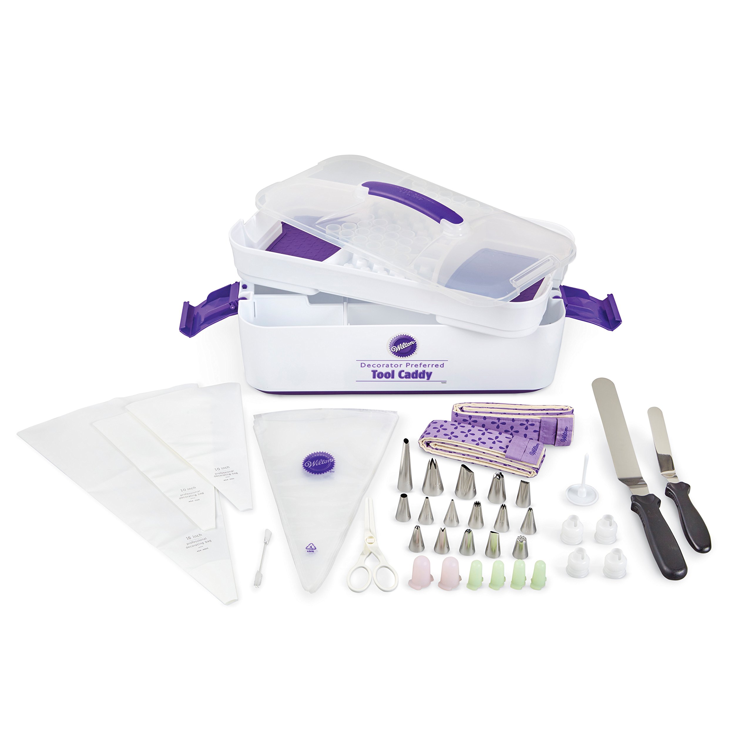 Wilton Decorator Preferred Buttercream Cake Decorating Set, Creating Your Masterpiece is as Easy as Cake, 48-Piece