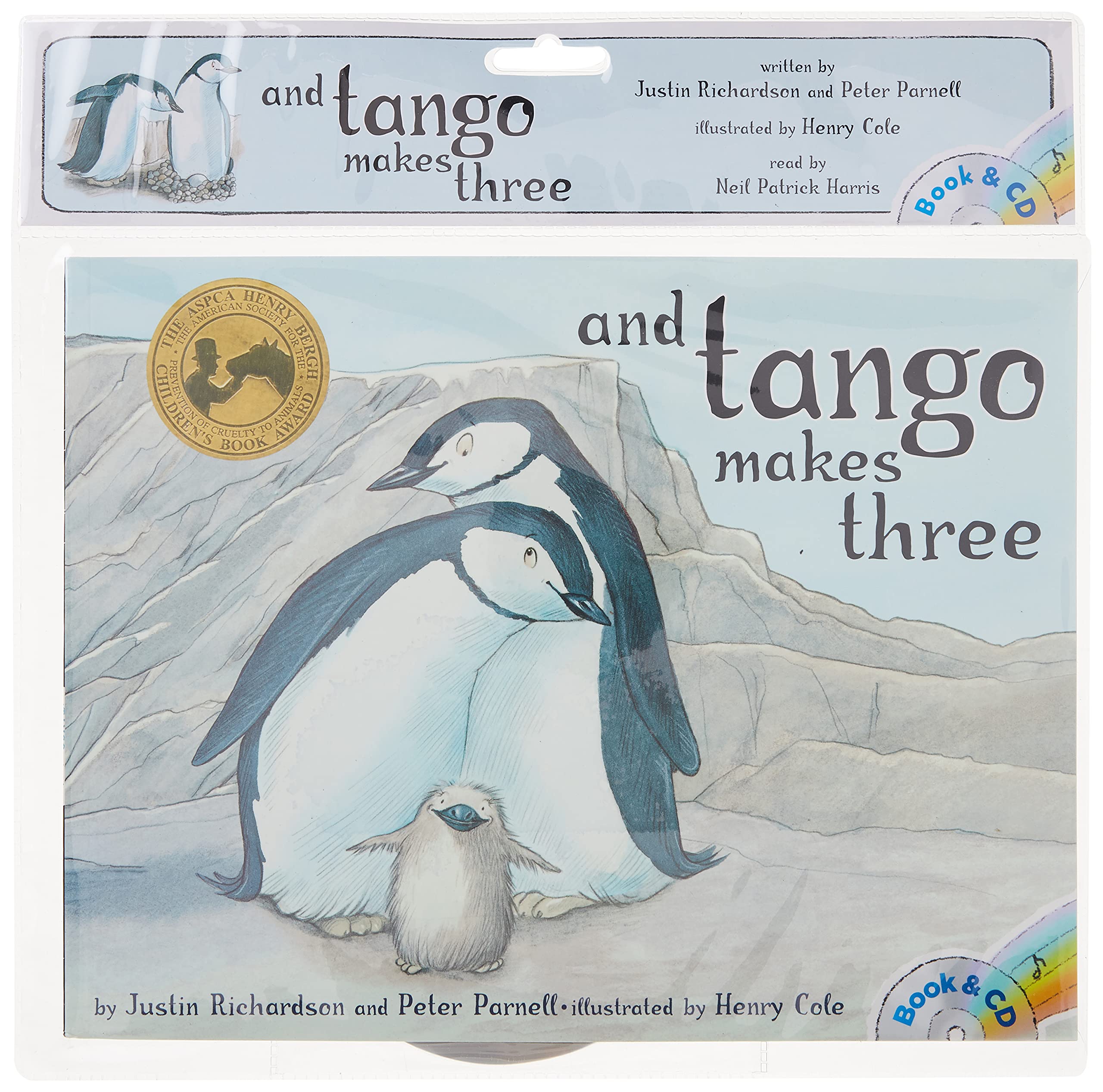Amazon And Tango Makes Three Book And Cd Richardson Justin Parnell Peter Cole Henry Harris Neil Patrick Adoption