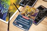 Derwent Chromaflow Pencils 24 in Tin 3.5mm Core Premium Blendable Colors view 8