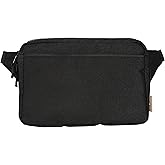Red Rovr Everyday Joey Belt Bag | Organization & Zipper pockets |Adjustable Strap for All Ages (Black)