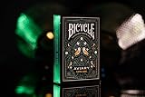 Bicycle Bicycle Aviary Playing Cards Deck Air Cushion Finish Black Green view 2