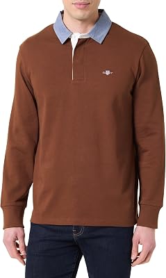 REG Chambray Heavy Rugger, Caoba, M