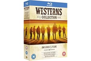 Westerns Collection (The Searchers, Pale Rider, The Wild Bunch, Rio Bravo, How the West Was Won) [Blu-ray] (Region Free)