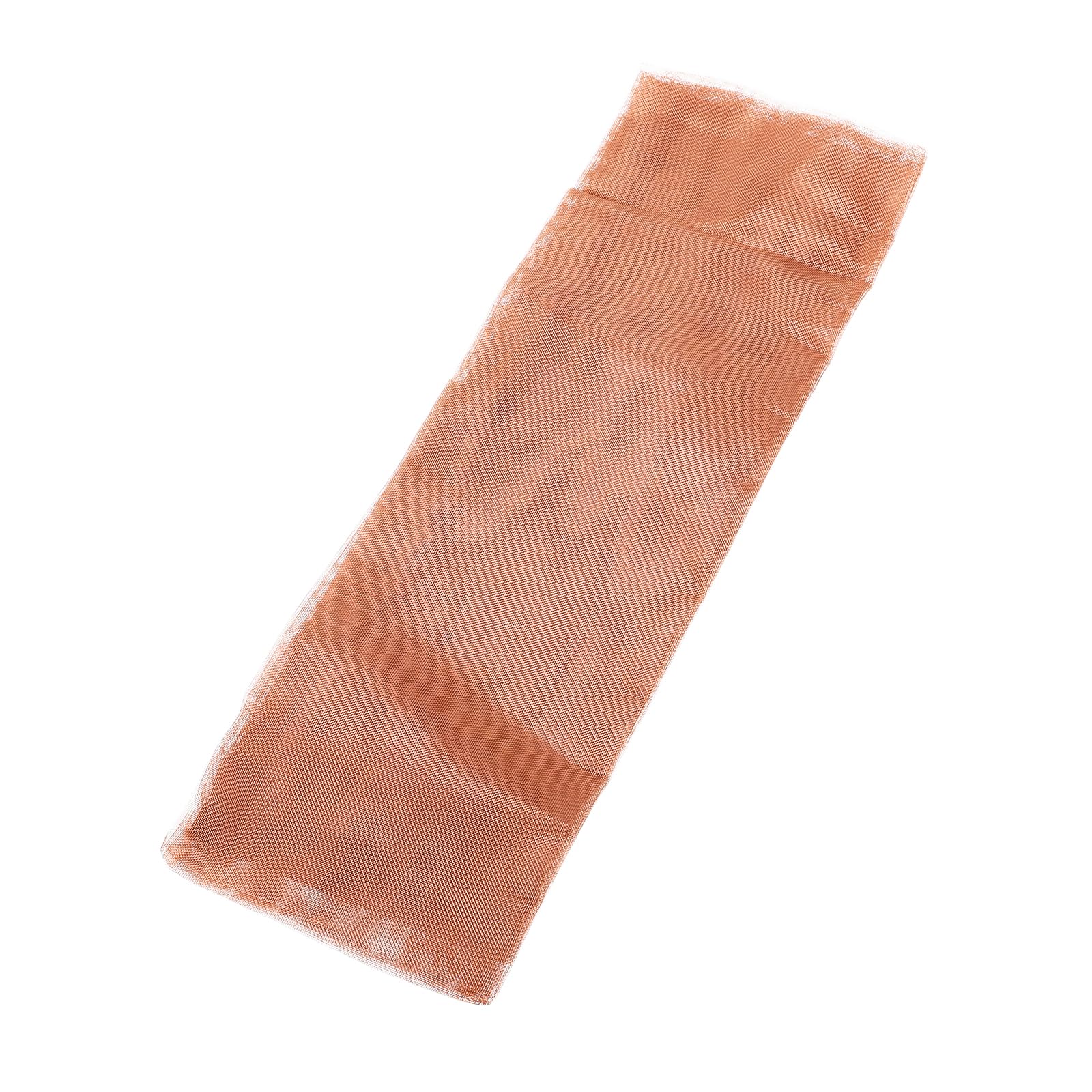 Uxcell 40 Mesh Pure Copper Mesh Screen Roll, 16" x 39" Woven Wire Mesh Screen for Garden and House Dense Filter, Window Protection, Knitted DIY Fabric, Gold