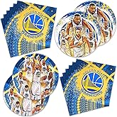 Bahteliv 40Pack Warriors Party Supplies include 20 plates, 20 napkins for The Warriors party decoration