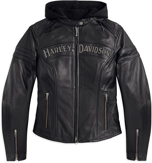 HARLEYDAVIDSON Miss Enthusiast 3in1 Leder Jacke 9803012VW Damen