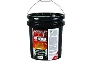 Qik Joe Instant Snow and Ice Melt for Sidewalks, Driveways, Steps, and Parking Lots, Deicer for Concrete, Asphalt, and Other Surfaces, Effective to -25 Degrees, 40 Pounds
