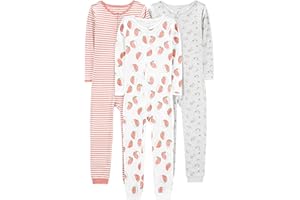 Simple Joys by Carter's Baby-Boys 3-Pack Snug Fit Footless Cotton PajamasPajama Set