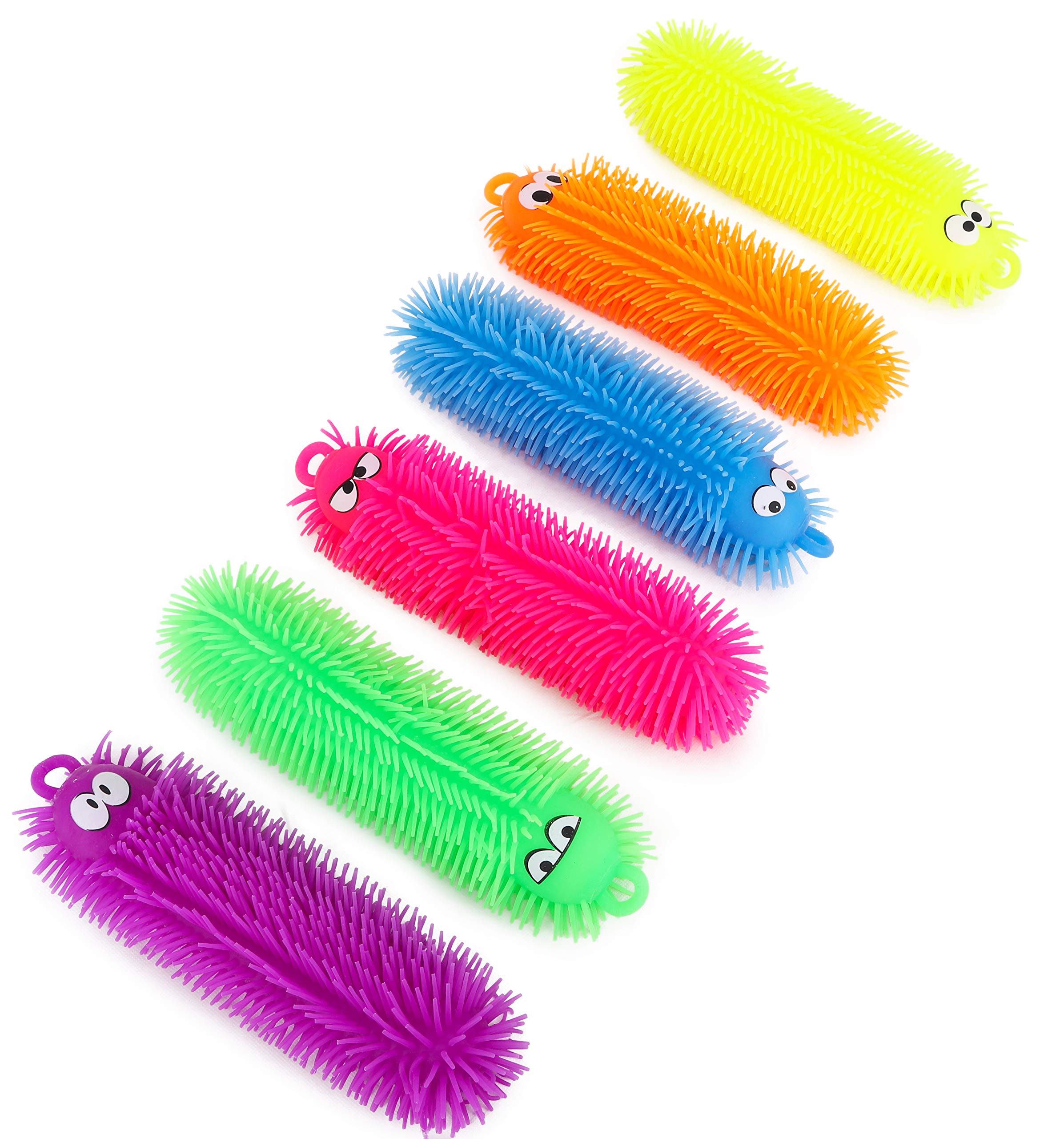 Toyland® 50cm (19 Inch) Large Puffer Caterpillar - 1 Colour Picked At Random