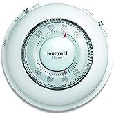 Honeywell Home The Round Manual Thermostat, White | CT87N1001
