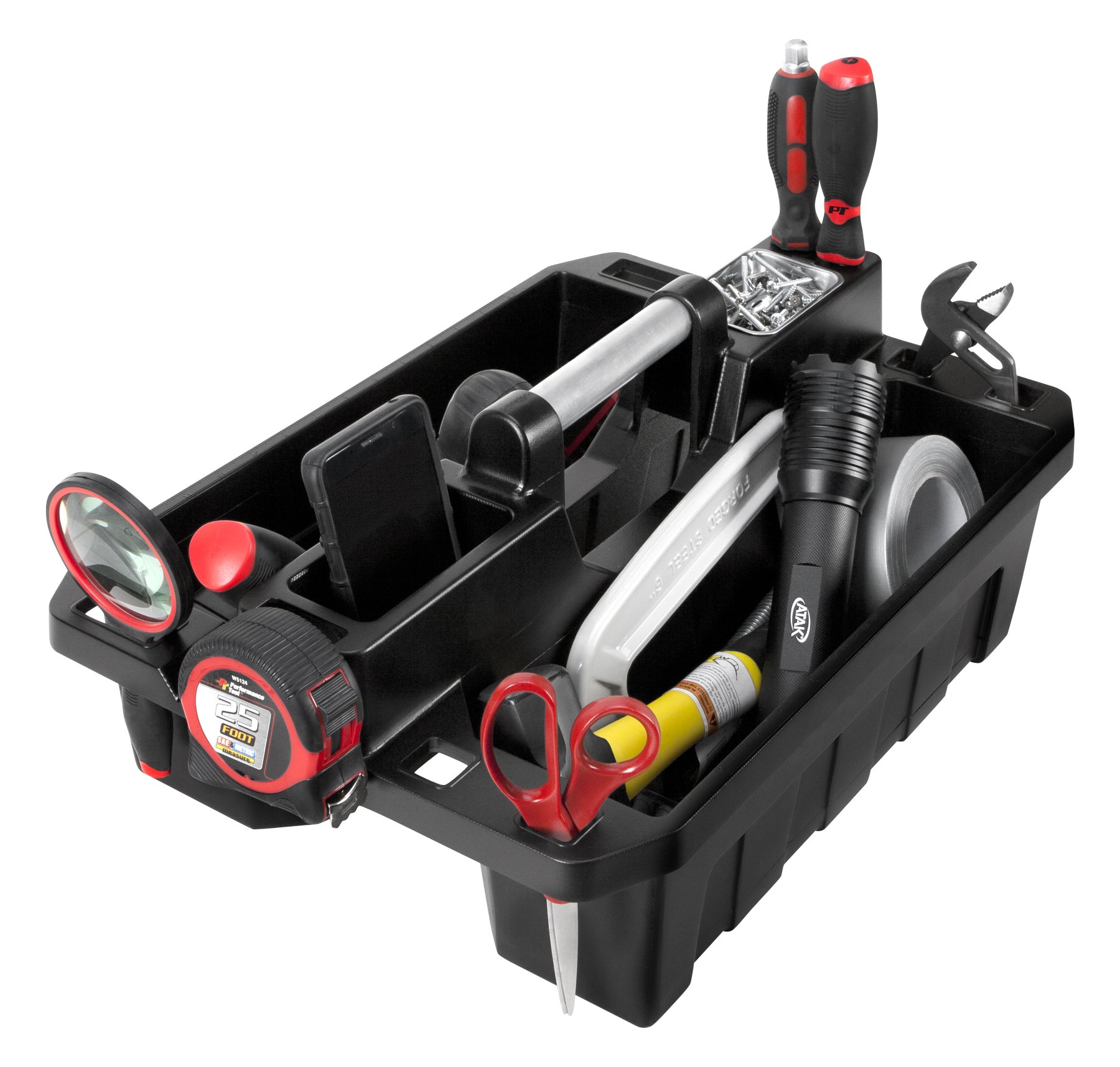 Performance Tool W88995 Portable Plastic Utility Tool Supply Caddy with ...