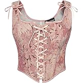 Scarlet Darkness Women Renaissance Corset Pirate Bustier Top Bodice Bodyshaper