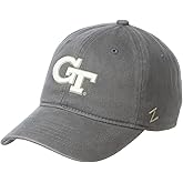 NCAA Georgia Tech Mens Adjustable Scholarship Hat Charcoal, Georgia Tech Charcoal, Adjustable, One size