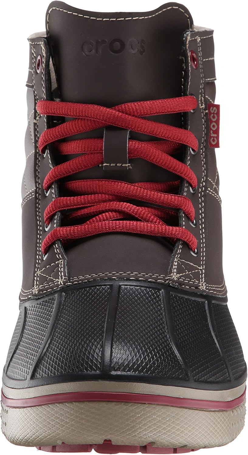 crocs men's allcast waterproof duck boot