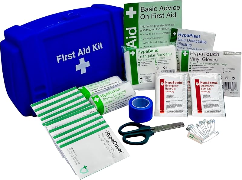 Safety First Aid Group Evolution BarKiosk Catering Kit Fully Stocked Blue