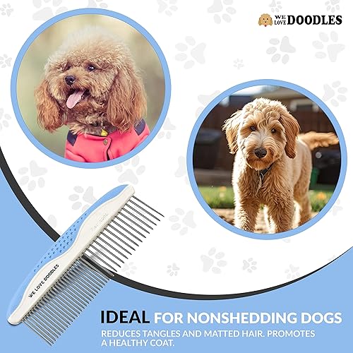 Miniature Poodle Best Comb For Poodle Hair Metal Dog Grooming Comb